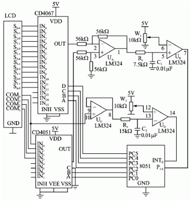 從LCD電極讀數(shù)的單片機接口技術(shù)分析
